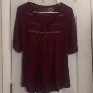 American rag babydoll style top